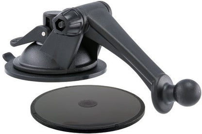 Navitech 80mm (Twin Pack) Circular Adhesive Universal Dash Disc for Windscreen Suction Cups Compatible with AUKEY DR02 D