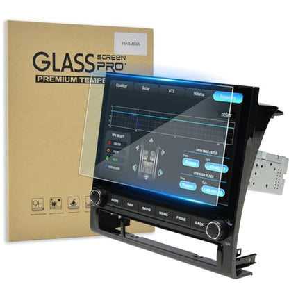 dasaita 10 inch Large Screen 230X138mm Tempered Glass Screen Protector Display Monitor Glass Film for 2 DIN Car DVD GPS Head Unit Global Navigation System - size: 10inches
