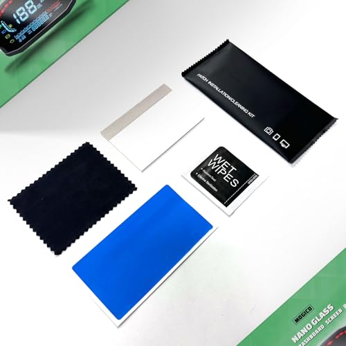 Motorcycle Accessories Nano Glass Dashboard Screen Protector Kit for Honda CRF1100L Africa Twin Adventure Sport 2020+ / NT1100 2021+ (2 x Ultra Clear & 2 x Anti Glare)