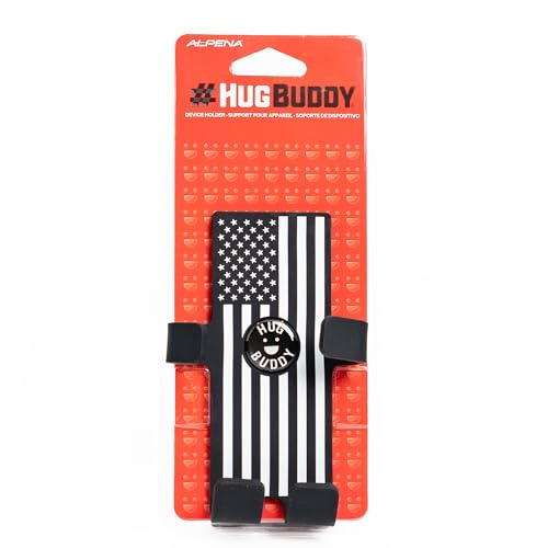 Alpena Hug Buddy Air Vent Universal Car Cell Phone Holder, Adjustable, Mount Compatible with iPhone, Samsung Galaxy, LG, Google, Nexus 5X, and Most Smartphones, American Flag - color: American Flag