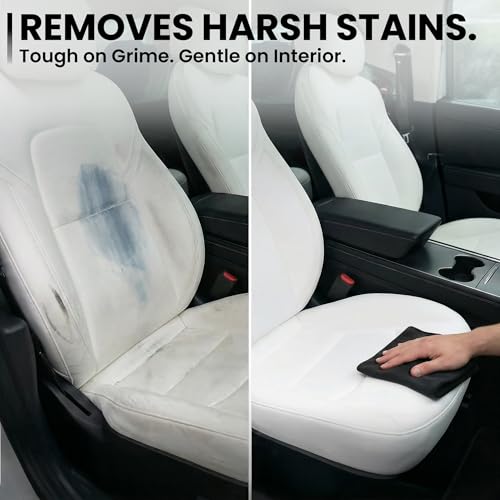 EVEO TESLA Interior Cleaner Kit - (16oz) Tesla Model Y Juniper Accessories & Tesla Model 3 Accessories | Tesla Seat Cleaner, Car Interior Cleaner - Car Leather Cleaning | Tesla Model S 3 X Y 2026