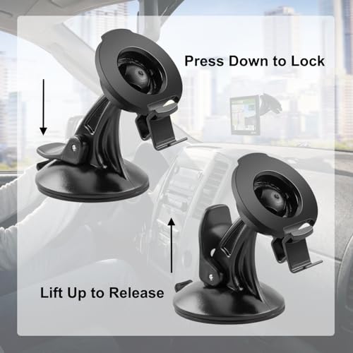 Suction Cup Windshield Bracket Cradle Mount Replacement for Garmin Nuvi 2457LMT 2497LMT 2539LMT 2557LMT 2558LMTHD 2558LMT 2577LT 2589LMT 2597LM 2597LMT 2598LMTHD 2599LMTHD
