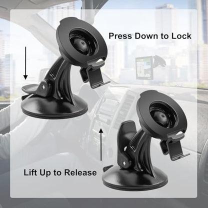 Suction Cup Windshield Bracket Cradle Mount Replacement for Garmin Nuvi 2457LMT 2497LMT 2539LMT 2557LMT 2558LMTHD 2558LMT 2577LT 2589LMT 2597LM 2597LMT 2598LMTHD 2599LMTHD