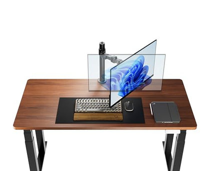 Amazon Basics Single Computer Monitor Stand with Cable Management, Height Adjustable VESA Desk Arm Mount, Fully Adjustable Tilt and Rotation, Steel, Black, Fits 13-30" Screens - size: 30 inches