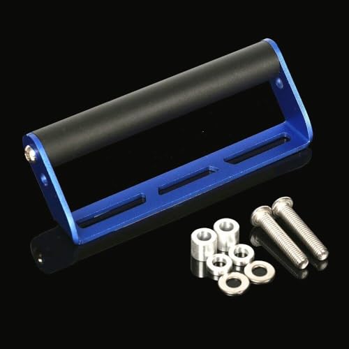Off-Road Motorcycle Phone Mount, Universal Handlebar Mount for GPS Navigation & Smartphone, Dirt Bike Phone Holder (Blue) - size: Blue
