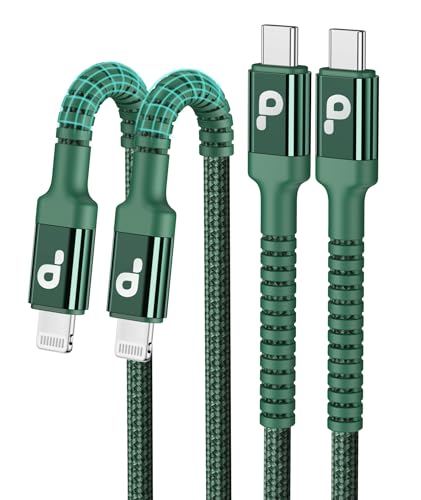 USB C to Lightning Cable 6FT 2Pack USB-C Fast Charger Cable Mfi Certified - color: Green, size: 6FT, style: USB C to Lightning
