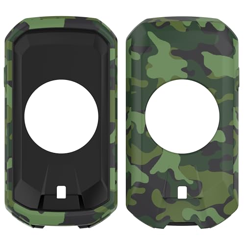 Portable Electronic Device Cover for Garmin Edge 1050, Silicone Protective Case with Anti-Slip Design (Camouflag Green) - color: Camouflag Green