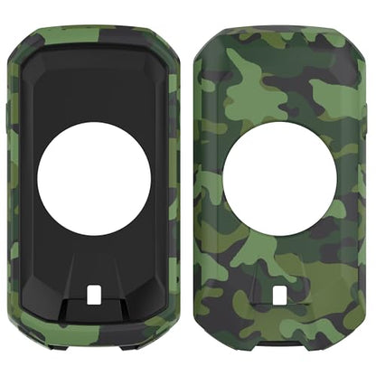 Portable Electronic Device Cover for Garmin Edge 1050, Silicone Protective Case with Anti-Slip Design (Camouflag Green) - color: Camouflag Green