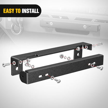 Nilight Universal Flip-Up Plate Frame for 10" Hawse Fairlead Mount - color: For 10" Hawse Fairlead