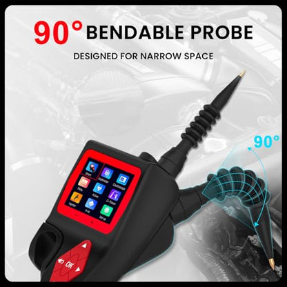 TopDiag P200 Power Circuit Probe Kit - Circuit Breaker Finder, Automotive Circuit Tester, 9~30V Voltage Range, Multimeter, Relay Test, Fuel Injector Tester, Activating Component, Oscilloscope Mode - style: P200