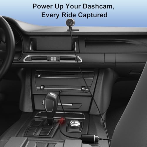 J&D USB C Male to 12V Car Cigarette Lighter Socket Female Converter Cable, 12V 18W Power Cable for Dash Cam, GPS, Car LED Light Strips, Black, 3 ft - color: Black, size: 3 ft