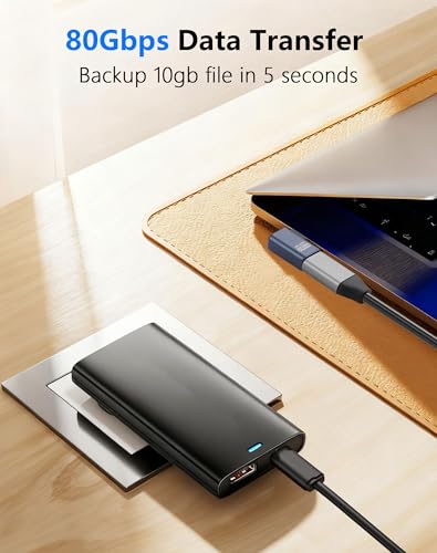 CERRXIAN Right Angle USB C Adapter 3 Pack, 90 Degree USB C Male to USB Type-C Female Adapter 80 Gbps 240W Charge OTG Converter Speed Data Transfer & Fast Charging USB Type C Extender