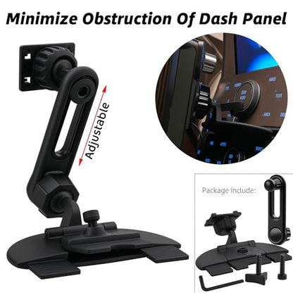 CD Slot Mount for Carplay Screen 17mm Ball for Garmin GPS/Phones