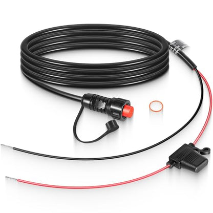 Replacement for 010-11425-01 Threaded Transducer Power Cable Compatible with Garmin GLS 10 Sonar Module, GPSMAP 6200, 7200, 8200 MFD Series, 8500, 8530 Back Box and Panoptix LiveScope System