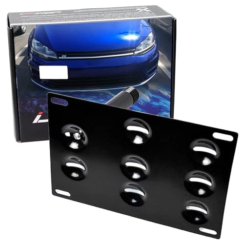 iJDMTOY Tow Hook License Plate Mounting Kit for Volkswagen MK7 GTI Golf