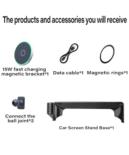 Car Phone Mount for Toyota Venza 2021 2022 2023 2024 9" Screen Accessories - size: fit for Toyota Venza 2021-2024 (12.3 Inch Screen)