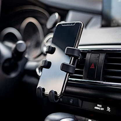 Alpena Hug Buddy Air Vent Universal Car Cell Phone Holder, Adjustable, Mount Compatible with iPhone, Samsung Galaxy, LG, Google, Nexus 5X, and Most Smartphones, OG Black - color: Black