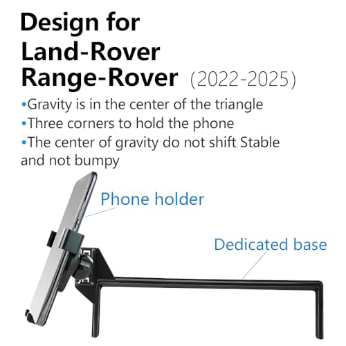 Car Phone Holder For Land Rover Range Rover 2023 2024 2025 2026，Range Rover Sport 2023-2026 Auto Accessories Navigation Bracket Interior Decoration Screen dash board Mobile Cell Phone Mount case