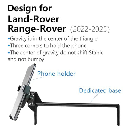 Car Phone Holder For Land Rover Range Rover 2023 2024 2025 2026，Range Rover Sport 2023-2026 Auto Accessories Navigation Bracket Interior Decoration Screen dash board Mobile Cell Phone Mount case