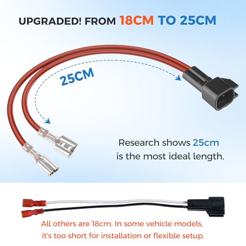 4 Pcs 72-5600 Speaker Harness,Speaker Wiring Harness for Chevy Ford Mazda - style: 72-5600*4pcs