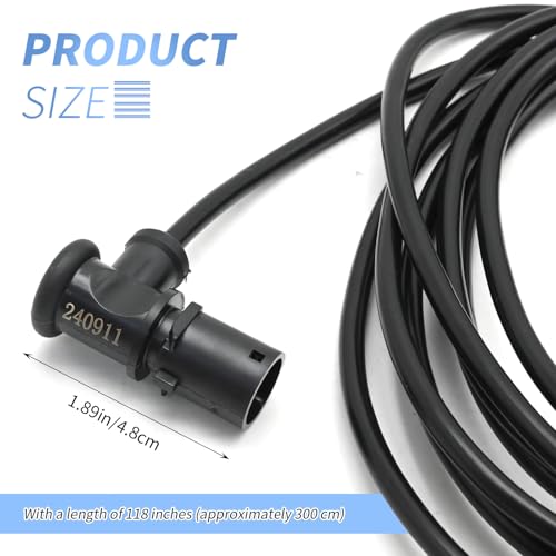 Hoypeyfiy 2 Pcs S4497130300 Truck Brake System Sensor Extension Cable Replacement for Volvo Wabco Mack Hyundai Replaces TR4497130300 40502912