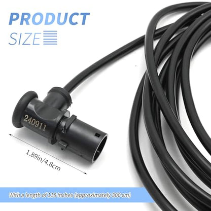Hoypeyfiy 2 Pcs S4497130300 Truck Brake System Sensor Extension Cable Replacement for Volvo Wabco Mack Hyundai Replaces TR4497130300 40502912