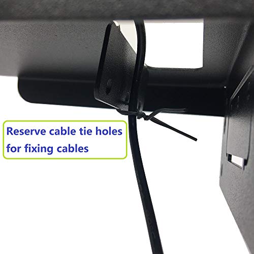 Portable Electronic Device Mount, Black, Wall Mount Bracket, Compatible with PTZ Cameras, Loading Weight Capacity: 8 Pounds