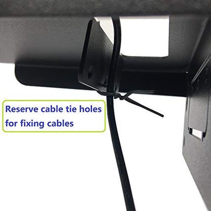 Portable Electronic Device Mount, Black, Wall Mount Bracket, Compatible with PTZ Cameras, Loading Weight Capacity: 8 Pounds