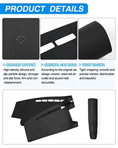 CARTIST Dash Cover Compatible with Ford F-150 F150 Pickup 2009-2014 Accessories Dashboard Cover Mat Non-Slip Pad Carpet Sunshield Protector (with Light Sensor) - size: Ford F-150 F150 Pickup 2009-2014
