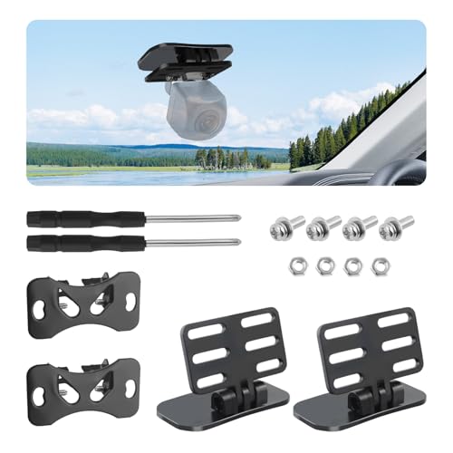 2 Set Car Backup Camera Mount,180° Adjustable Car Rear Dash Cam Mount