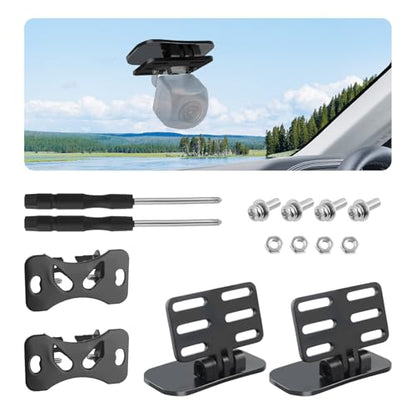 2 Set Car Backup Camera Mount,180° Adjustable Car Rear Dash Cam Mount