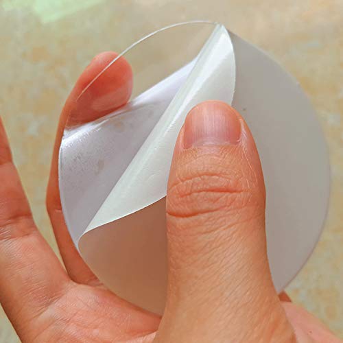 Double Sided Tape for Walls Heavy Duty Dashboard Adhesive Removable Pad Suction Cup Mount Replacement Picture Hanging Mounting Dots Sticky Adhesion for Car Toys, Decoration, Balloon,Art Craft, Party - size: Transparent 3.15 In Diameter+Square