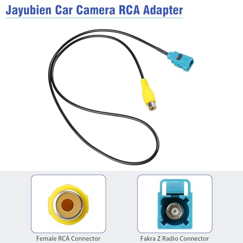 Radio Back Camera RCA Adapter Compatible with Mercedes Benz Volvo