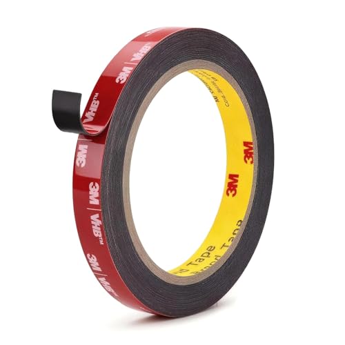 3M 5925 Double Sided Tape, 0.5 in x 16.4 ft Heavy Duty Foam Tape - size: 0.5" ×16.4ft