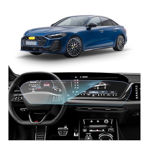 SKTU for 2025 2026 2027 Audi A5 Accessories Screen Protector for 2025 2026 2027 Audi A5/Audi S5/Audi A6 11.9-Inch & 14.5-Inch Integrated Screen [9H Hardness, Ultra Clear, Anti-Glare&Scratch] Audi A6 2025 2026 2027 Accessories Screen Protective Film Temper