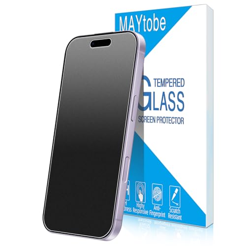 MAYtobe 2-Pack Matte Screen Protector for Apple iPhone 17 Tempered Glass - size: iPhone 17 (Matte)