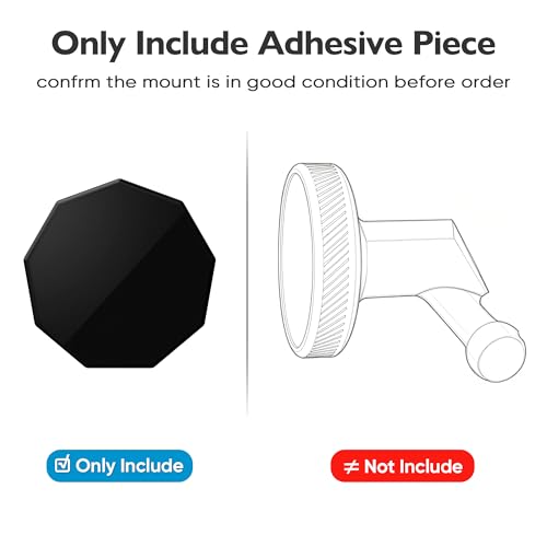 Magnet Piece for Garmin Dash Cam Mount, 4 Pcs Replacement Adhesive Pad