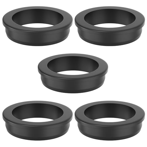 5Pcs 1-9/16"ID, 2"Drill Hole Rubber Grommets, Top Hat Grommet, Firewall Grommet, Rubber Plugsfor Protecting Wires Cable - size: 1-9/16"ID, 2"Drill Hole