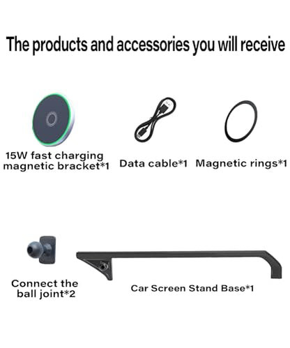 Car Phone Holder for 2024 2025 2026 Toyota Land Cruiser LC250 Accessories - size: fit for 2024-2026 Land Cruiser LC250(8/12.3 Inch)