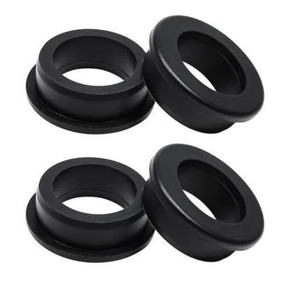 EASYEAH 1-5/8" Drill Hole, 1-3/16" ID Silicone Rubber Grommets for Wiring - color: Black, size: 1-3/16"ID, 1-5/8"DH