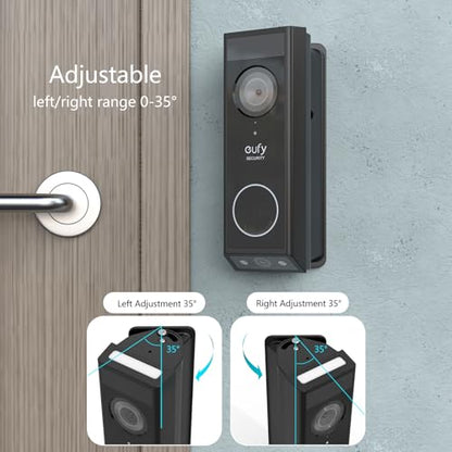 Adjustable 0-35° Angle Mount for eufy Security Video Doorbell E340