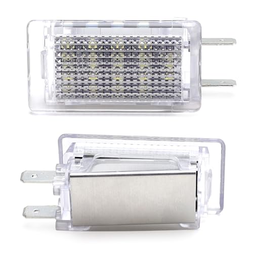 iJDMTOY Super Bright 2W High Power Aqua Ice Blue Full LED Luggage, Glove Box, Cargo Area Light Assembly Compatible With BMW E30 E36 3 Series, E34 5 Series MINI R50 R52 R53, etc - style: Aqua Ice Blue