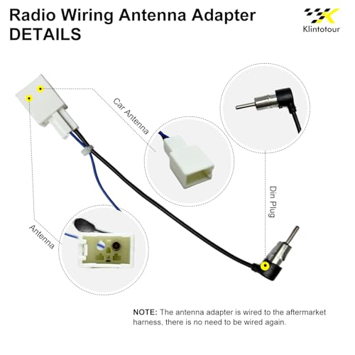 Aftermarket Radio Wiring Adapter Compatible with Toyota 2013-2019/Lexus 2014-2016,16Pin Android Car Stereo Harness with Antenna Adapter 24Pin RCA Connector 28Pin SWC, Fits for Camry Corolla RAV4 IS350 - style: with 28Pin swc, antenna