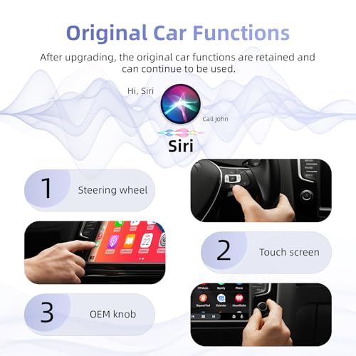 Wireless CarPlay Adapter for iPhone, 2 in 1 Android Auto Wireless Adapter - style: RM-KPL083