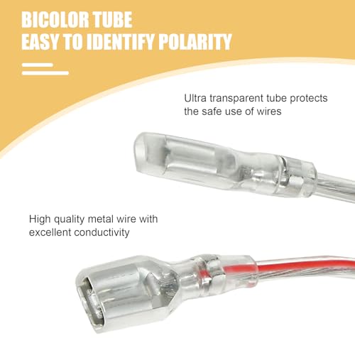 leechio Car Door Speaker Wiring Harness Adapter, Waterproof Audio Adapter Plug Connectors, Plug and Play Bass Speaker Cable Conversion Accessories, Compatible with Mitsubishi Subaru (White)
