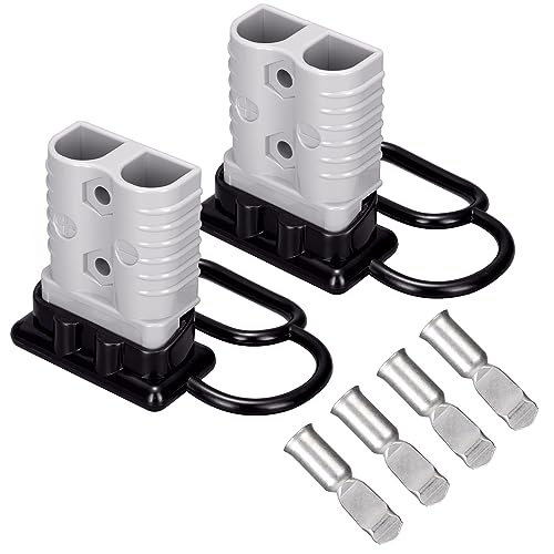 Spurtar 175A Battery Quick Connect/Disconnect, 2 Pack, 1/0 AWG, Gray - color: Gray, size: 175A(2 Pack)