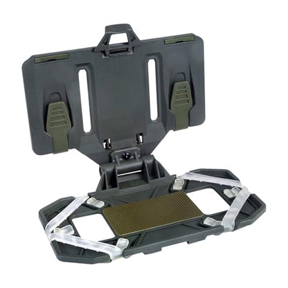 MOLLE Vest Phone Holder,Chest Phone Mount Tactical Vest Attachment，Folding Navigation Board Universal Chest mounting Accessory,for Screen Size 4.7"-6.7"