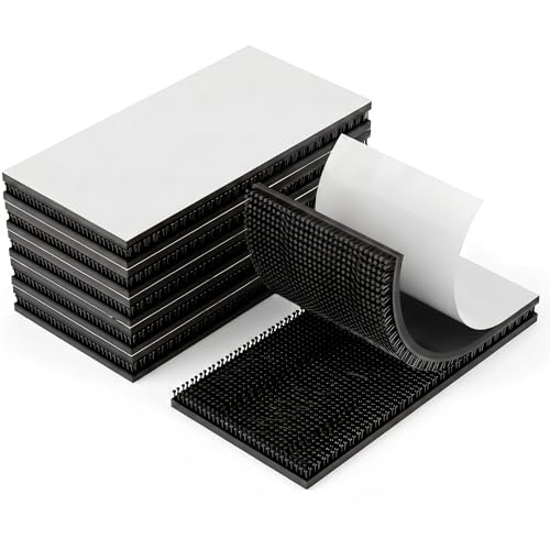 10Pcs(5 Sets) EZ Pass Dual Lock Mounting Strips with Adhesive for EZ Pass/IPass/IZoom/Sunpass Cars/EZPass, Reclosable Heavy Duty Self-Mating Tape