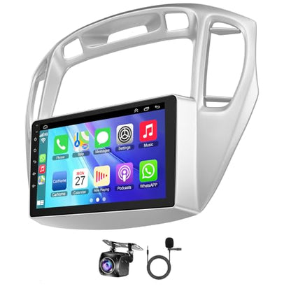 Car Radio for Toyota Highlander 2000-2007 Head Unit with Wireless Carplay&Android Auto,4+64GB 9 Inch Car Stereo with Voice Control GPS SWC FM DSP WiFi Bluetooth 5.2 Backup Camera Mirror Link - color: Highlander 2000-2007