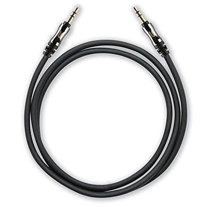 Scosche I335 Hookup 3.5mm Auxiliary Audio Cable 3-foot in Black - size: 3 ft, style: AUX to AUX - Round Cable